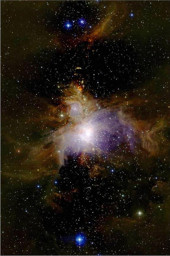 the orion nebula large scale